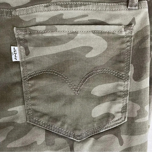 Levi's® 711 Camo Crop Ankle Skinny Jeans Size 29 - Picture 10 of 14